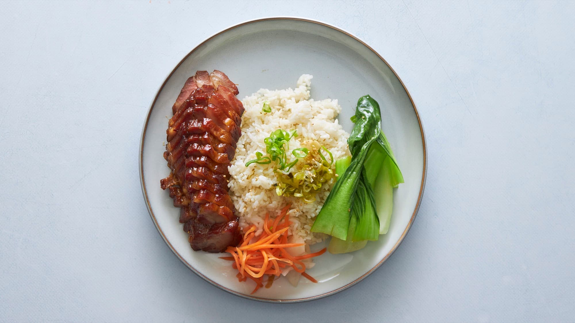 Char Siu W. Rice & Bok Choy