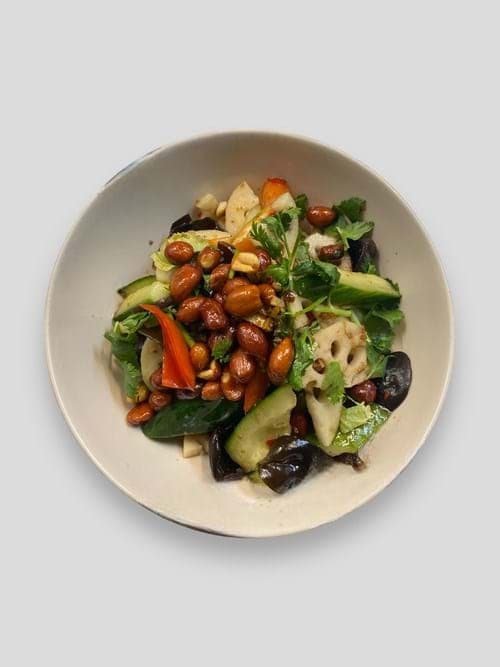 Spicy Sour Lotus Root Salad